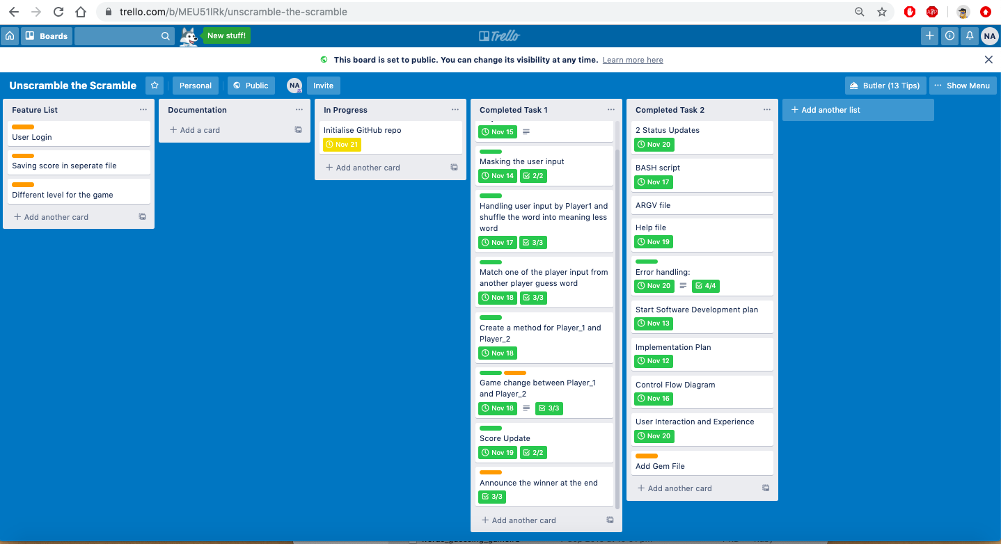 Trello Progress Project picture-5