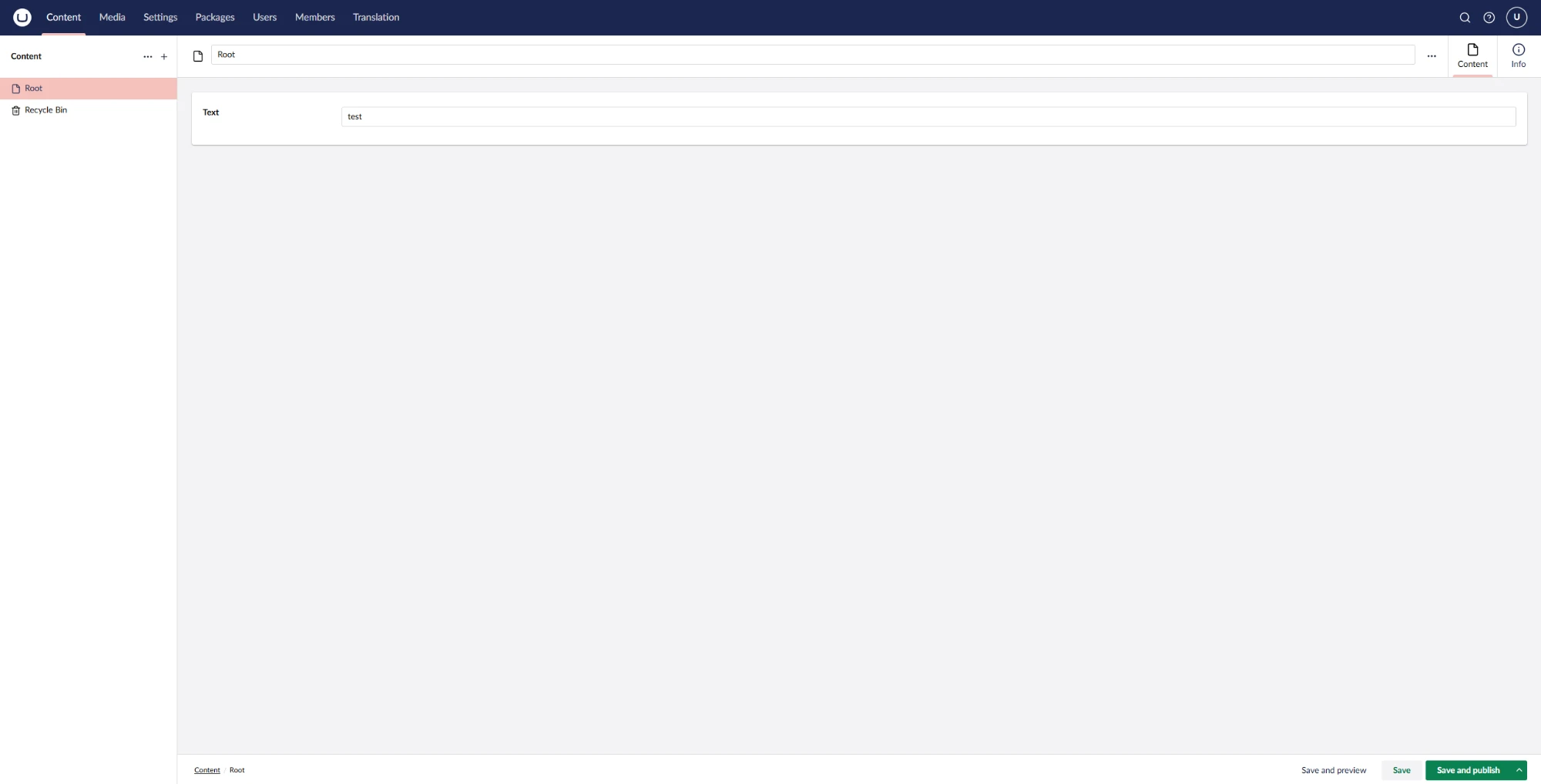 Editor with normal Save buttons