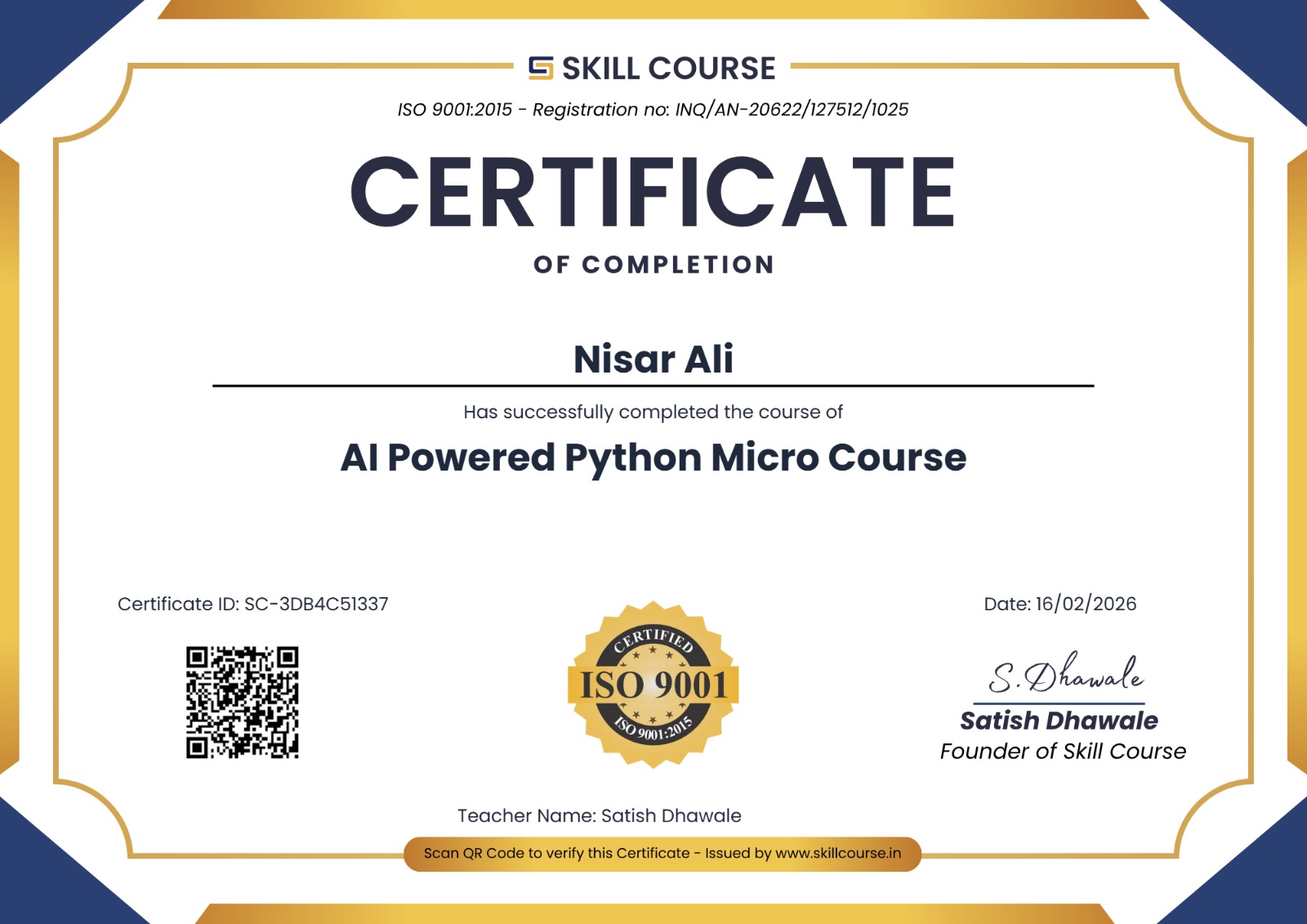Skill Course Python