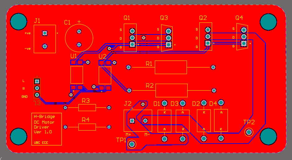 Motor Driver PCB