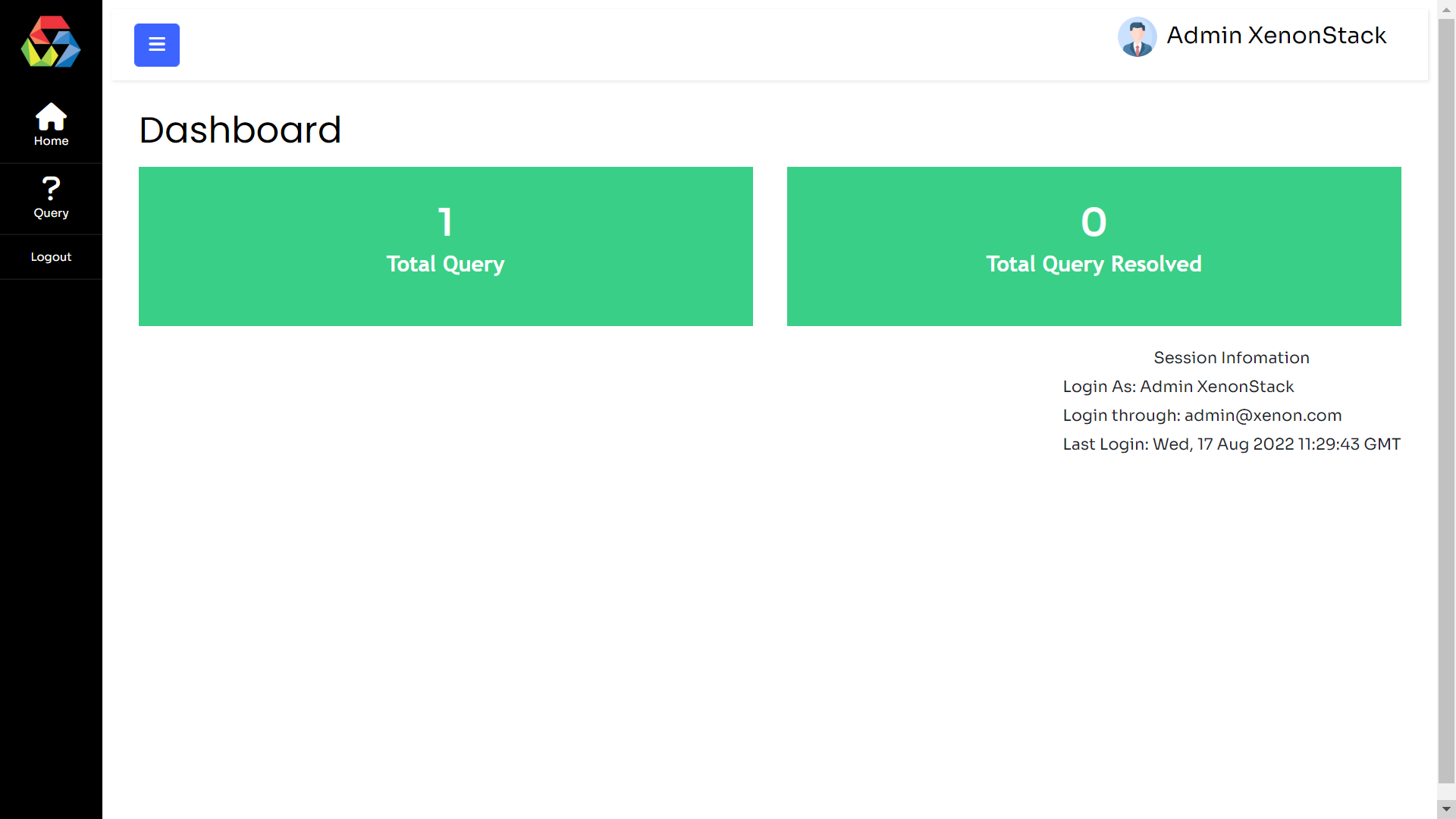 Admin Dashboard