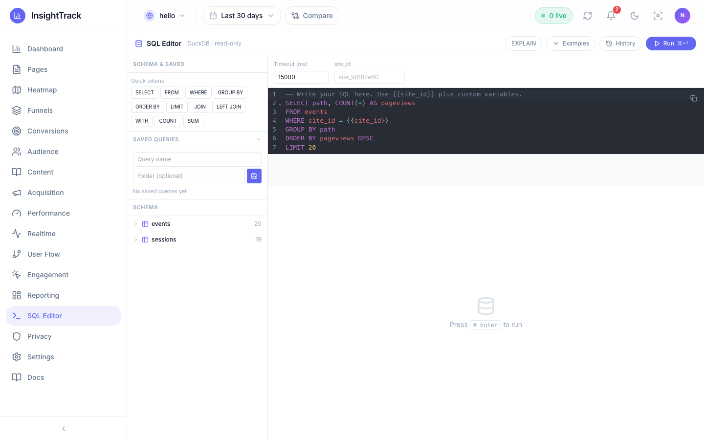 SQL Editor