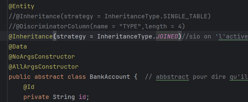 Inheritance Mapping Strategies