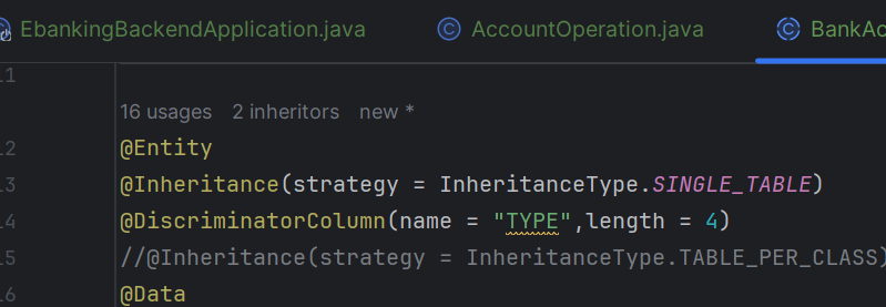 Inheritance Mapping Strategies