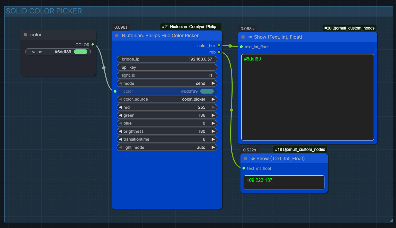 Niutonian Philips Hue Color Picker