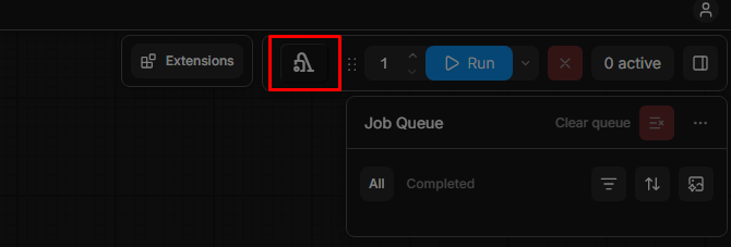 AutoFreeMemory topbar button
