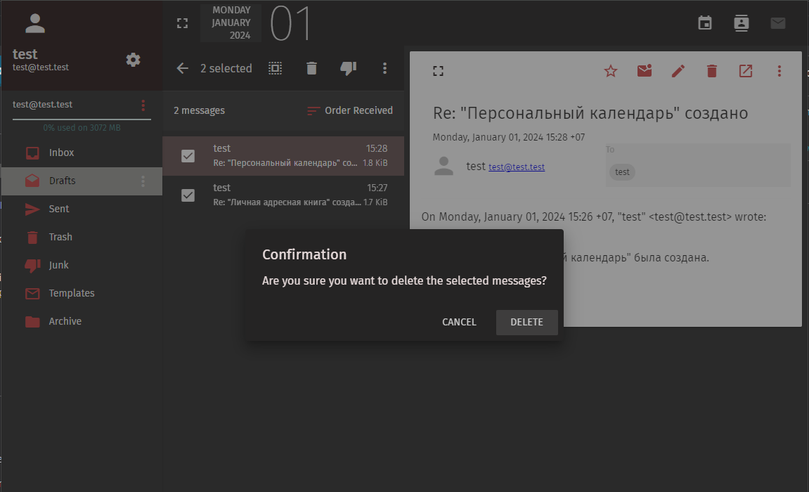 Dialog window