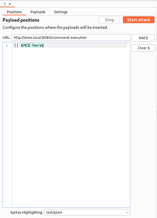 Configure Positions