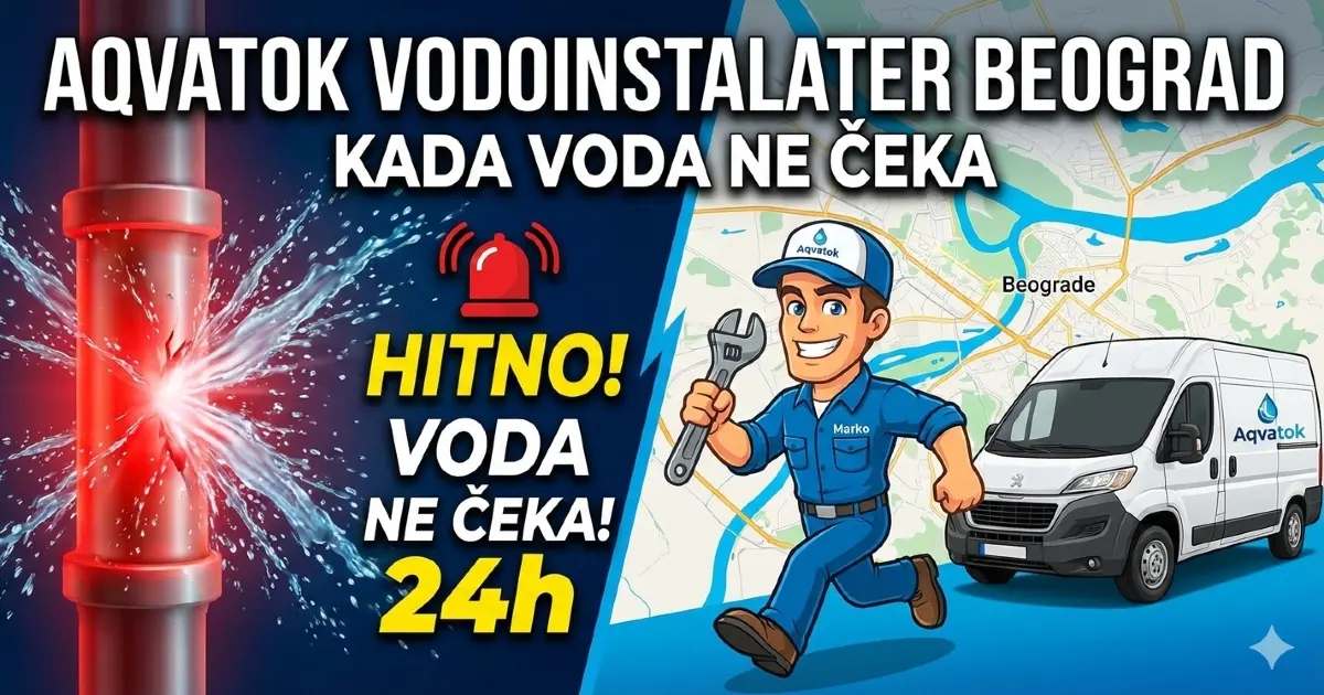 Aqvatok Vodoinstalater Beograd - Kada Voda Ne Čeka 24h thumbnail