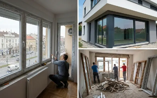 Zamena ALU stolarije na kući sa LOW-E staklima