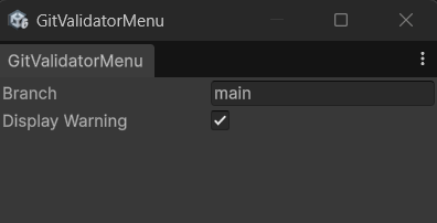GitBuildValidator Window