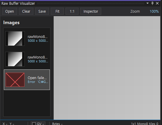 Failed image values remain visible with diagnostics