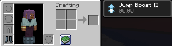 Jump Boost Boots Potion Effect
