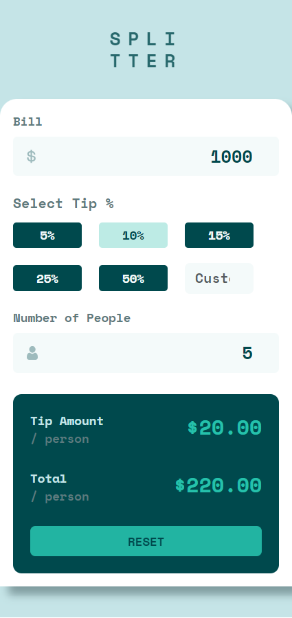 Tip-Calculator-Mobile