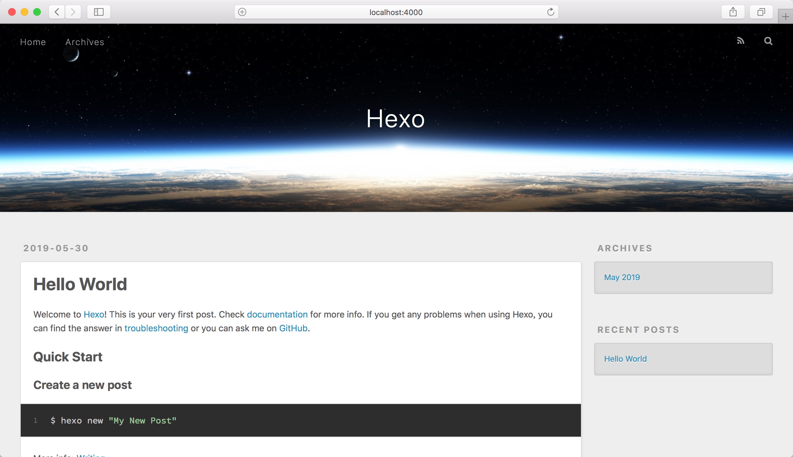Hexo+Github Pages 建立个人博客 | Noloty Land