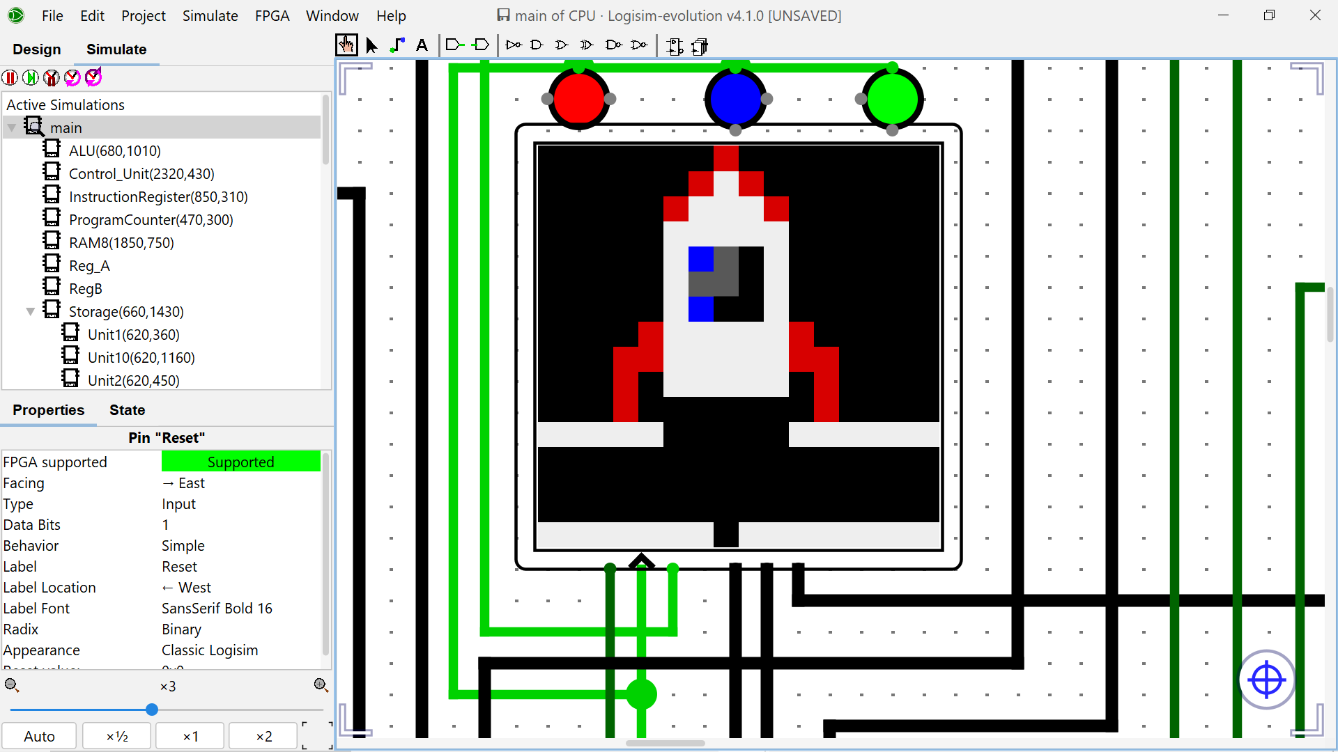 Nitro-8 16Γ16 RGB Display Output
