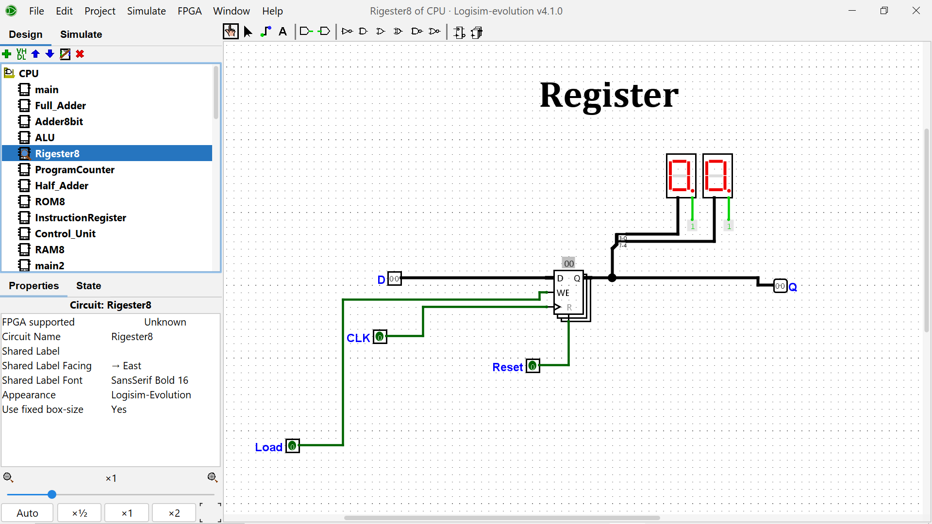 Nitro-8 8-bit Register