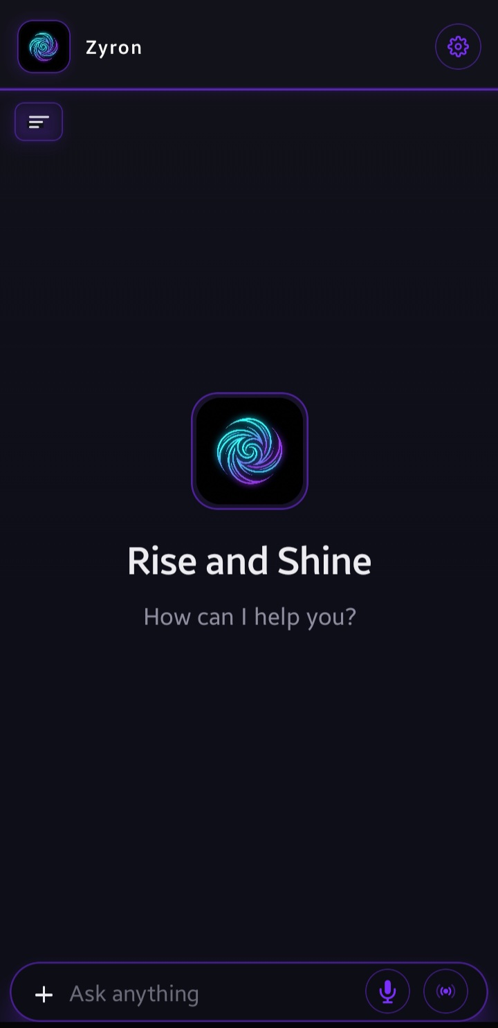 Welcome Screen