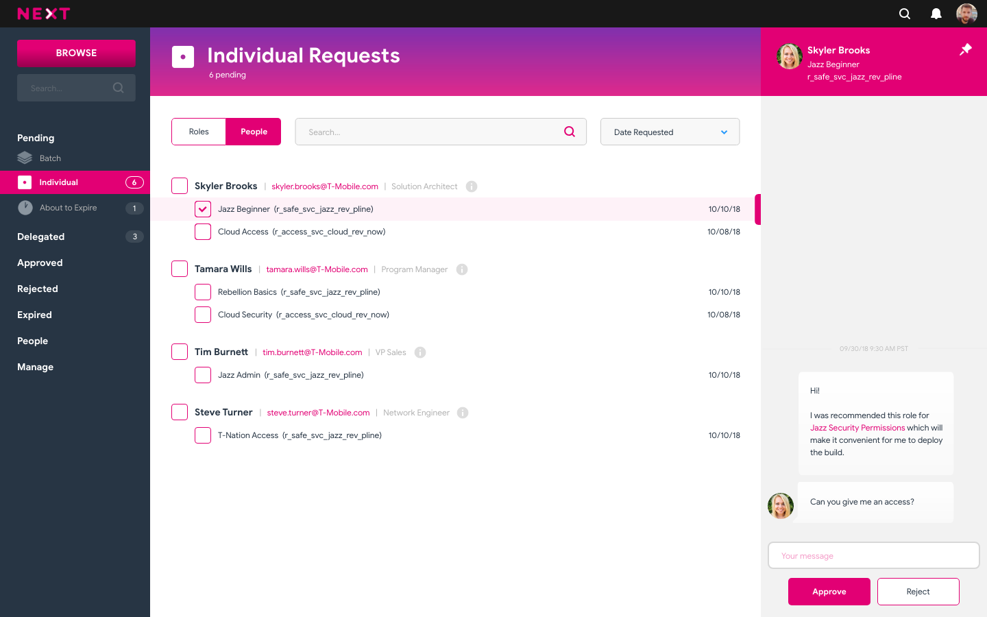 User_request_dashboard