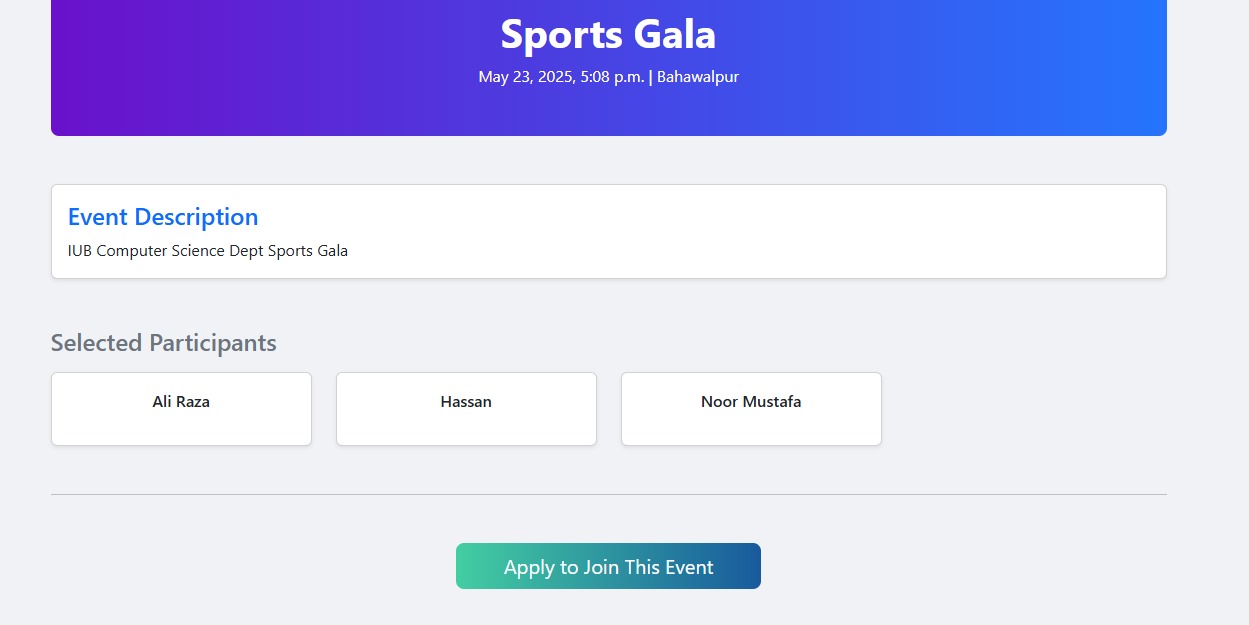 GitHub - NoorMustafa4556/Event-Management-System: A full-stack Event ...
