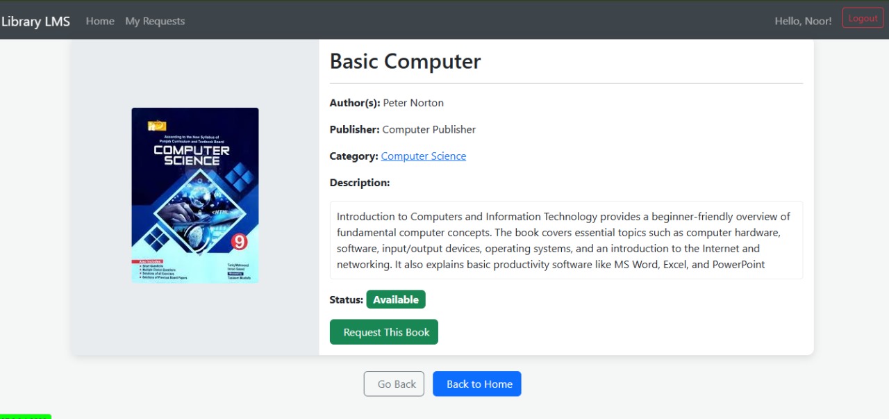 library management system | python django project... GitHub - NoorMustafa4556/Library-Management-System-Django: A complete ...