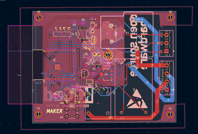 Home-Automation by using esp32 WROOM32D-pcb-, from the project README