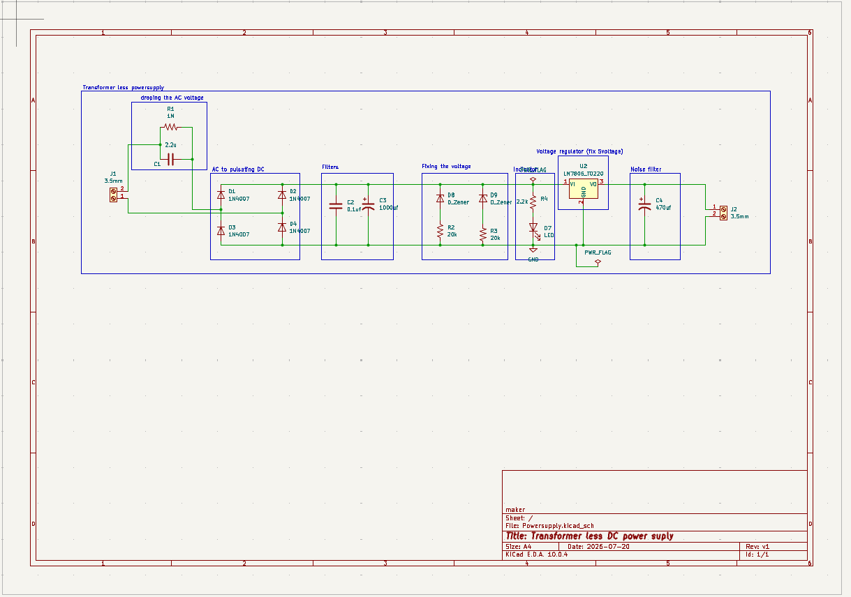 Transformerless-DC-power supply, from the project README