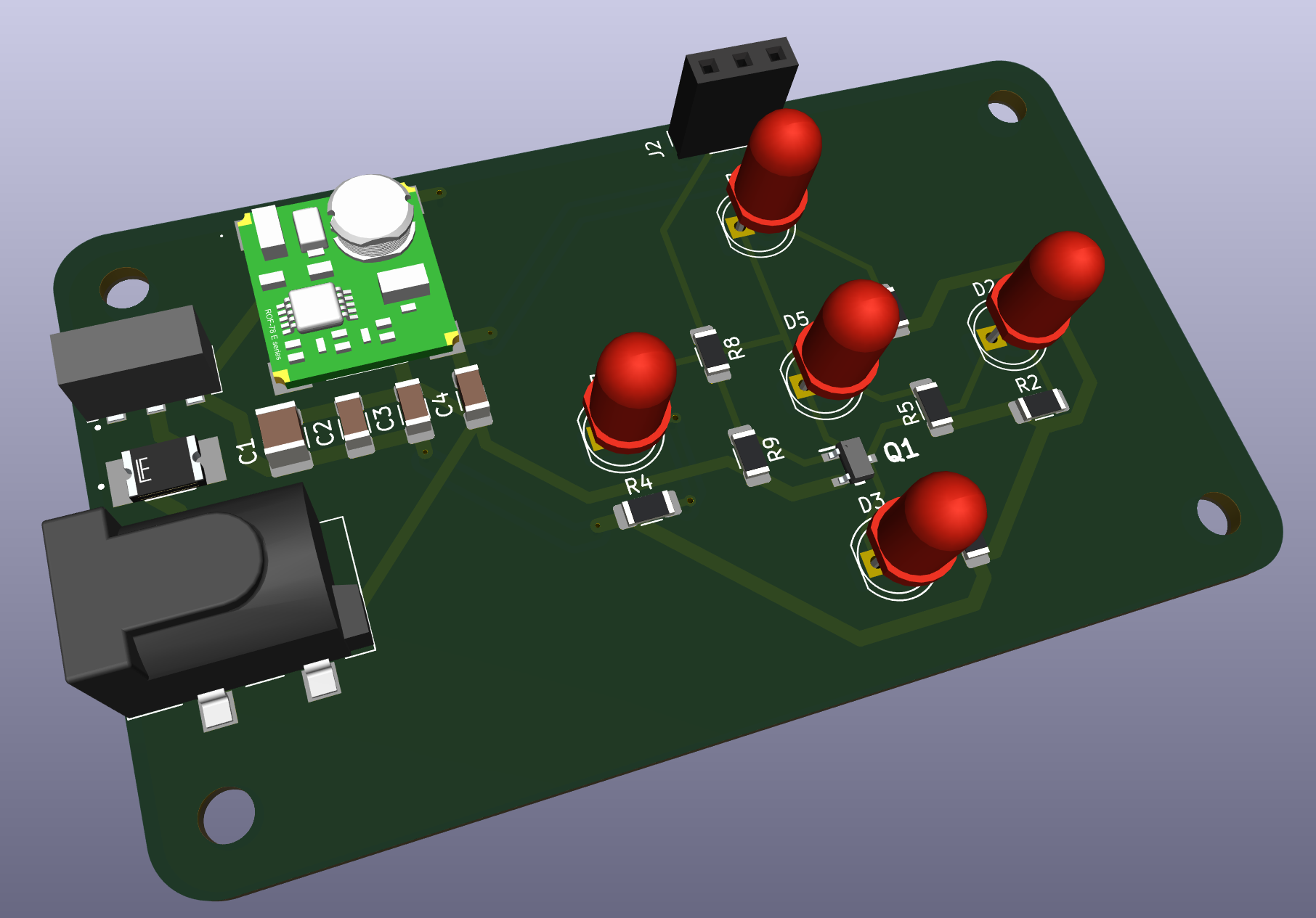 Motion activated night light, from the project README