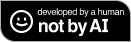 Developed by a human, not by AI