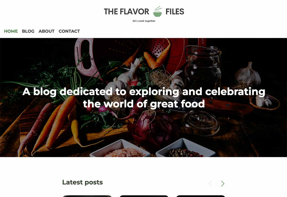 The Flavor Files Screen Shot