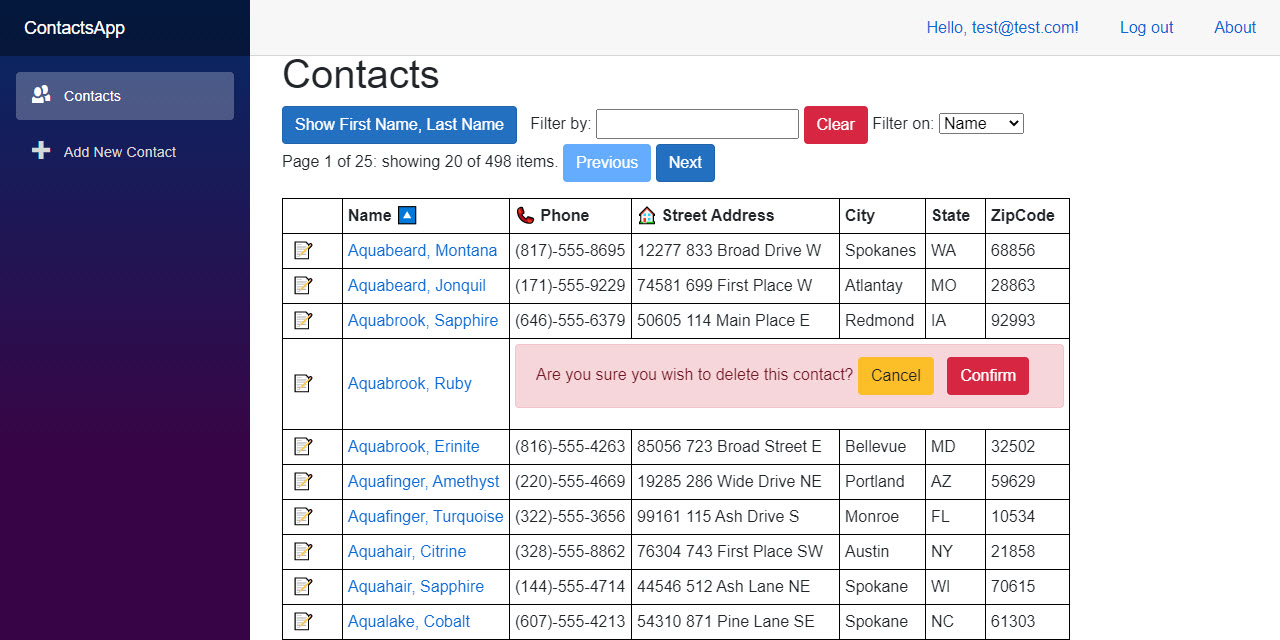 Image of data grid