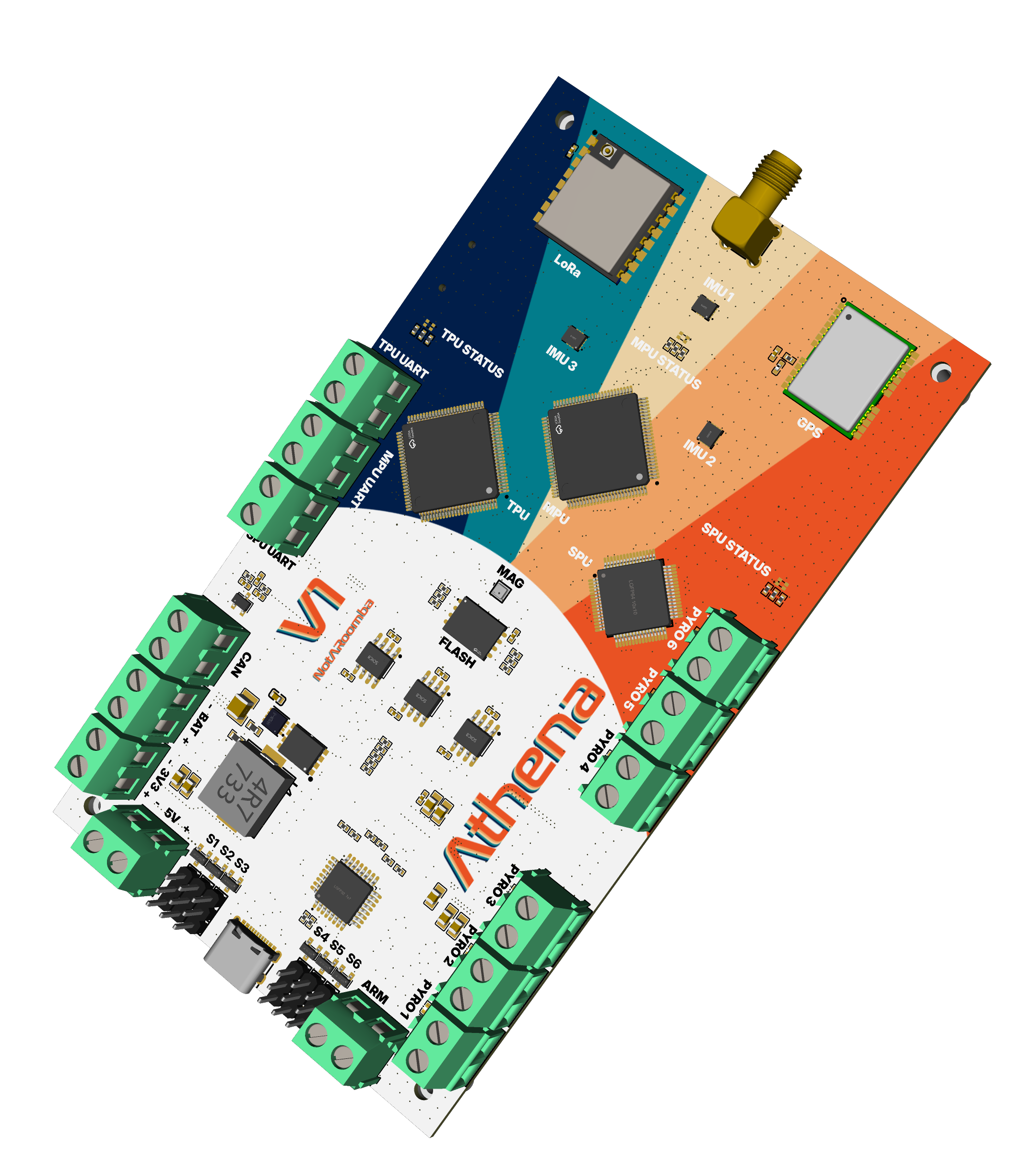 Athena Flight Computer Front