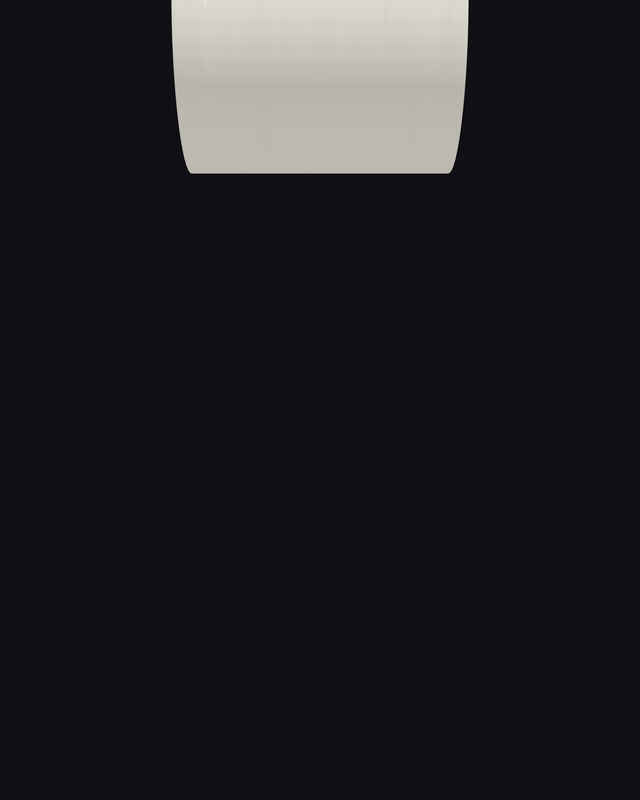 A thermal receipt unrolling from a paper roll