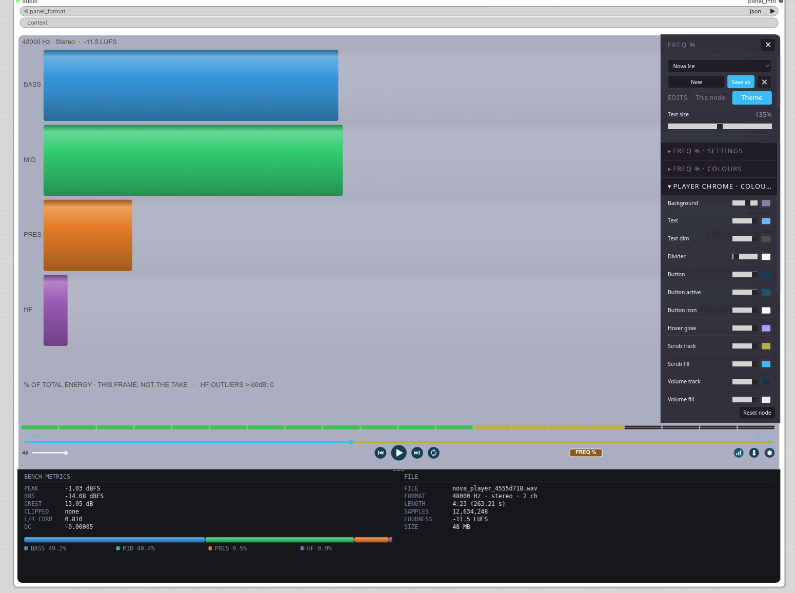 Theme editor