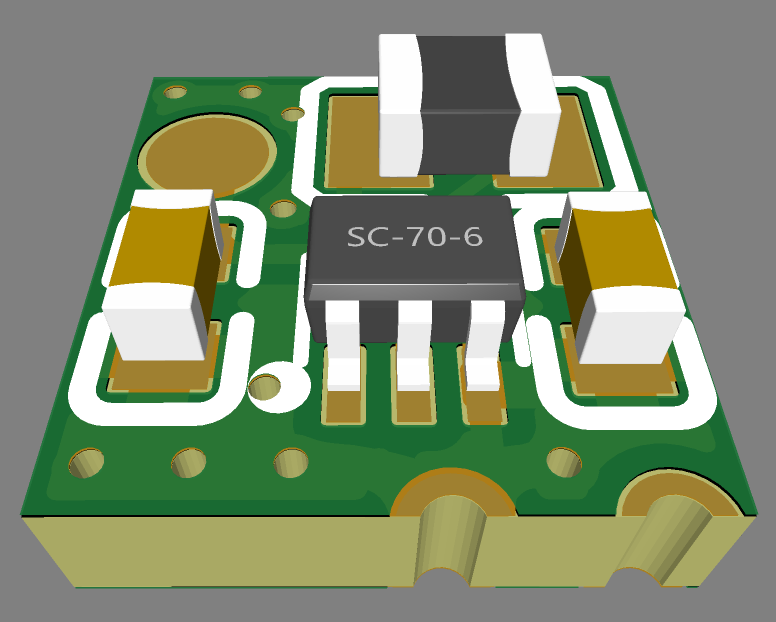 Replacement PCB 3D render
