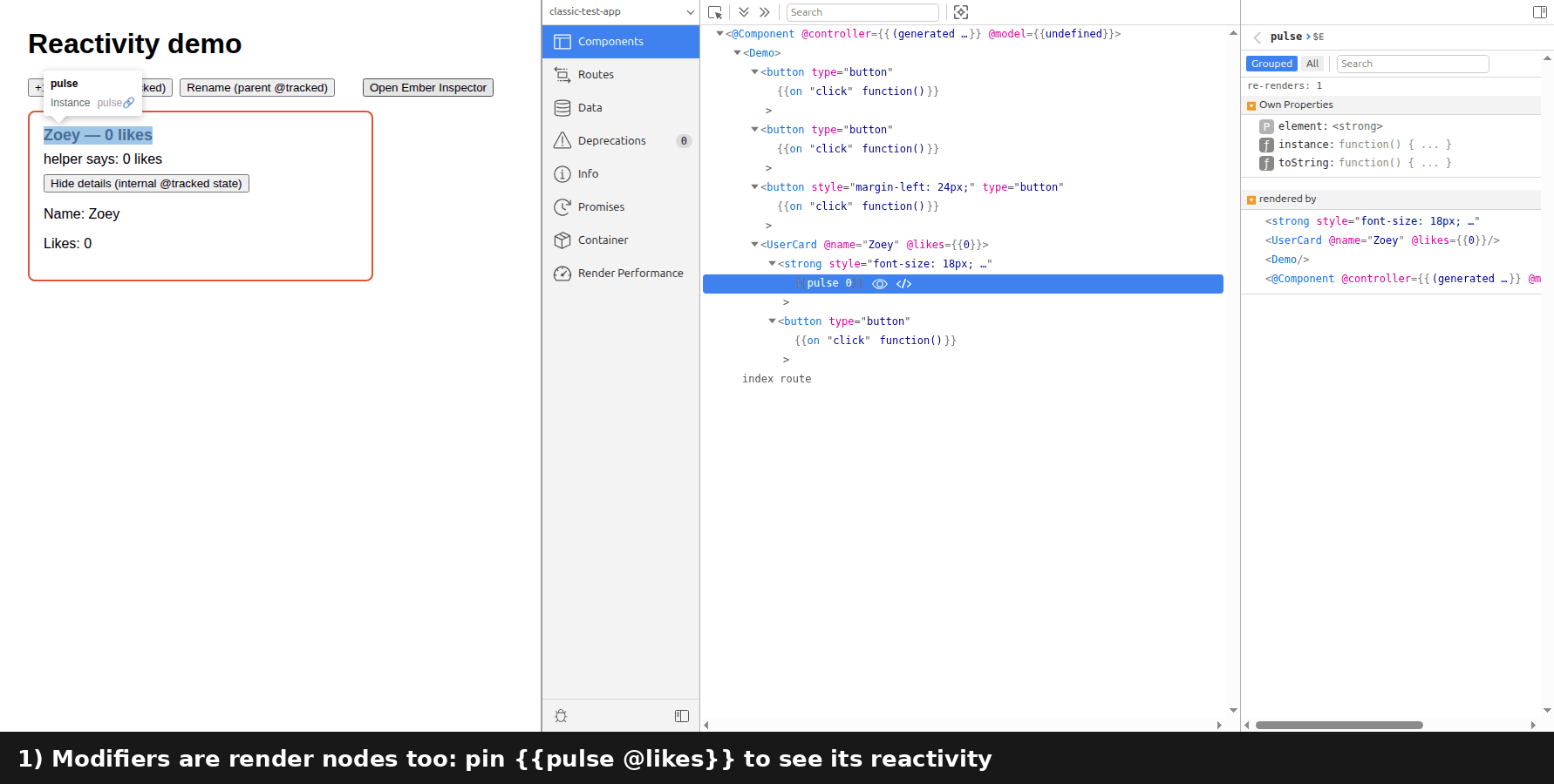 Modifier and helper demo