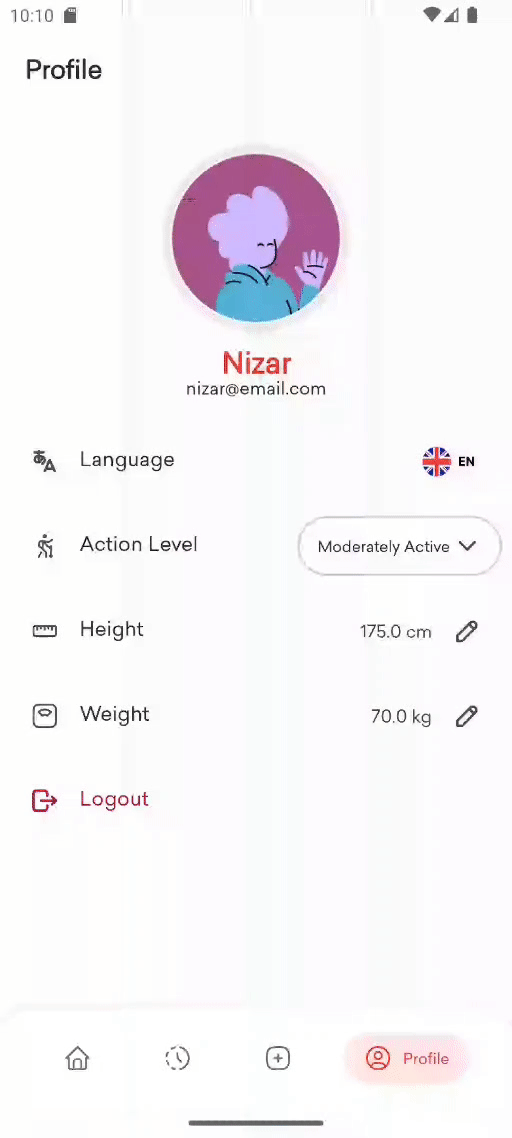 Github nutrilog nutrilog app a nutrition tracking app that empowers