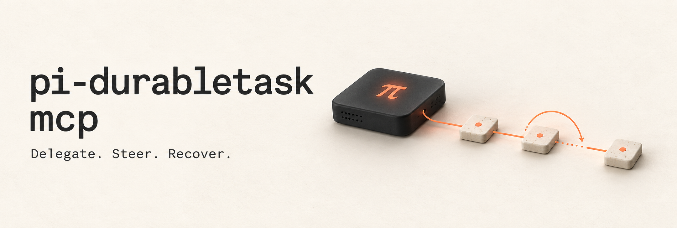 pi-durabletask-mcp — Delegate. Steer. Recover.