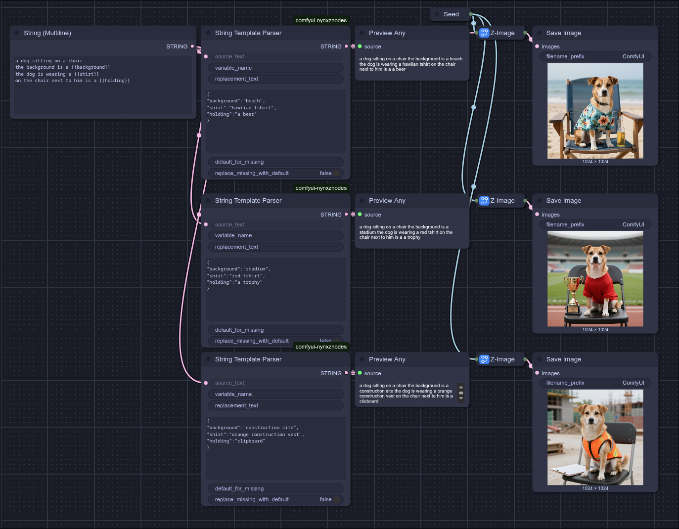 String Template Parser