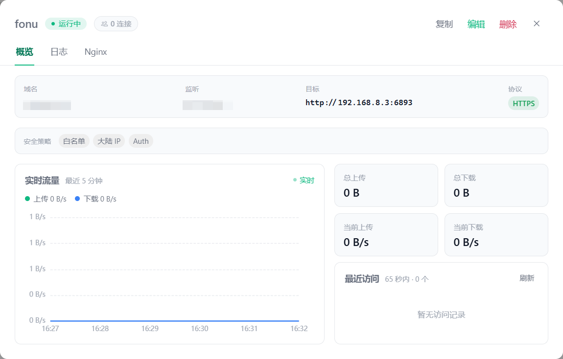 反向代理规则详情