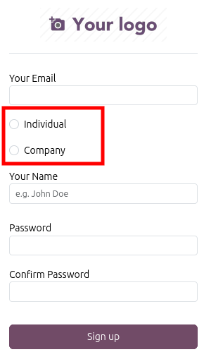 signup