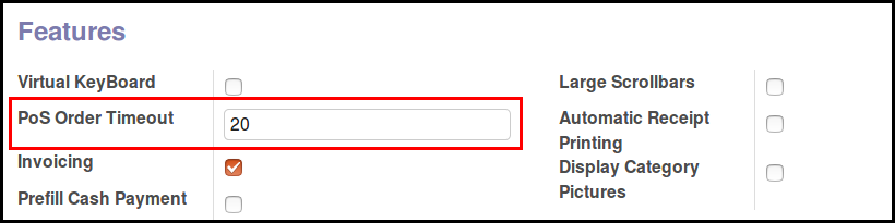 PoS Configuration