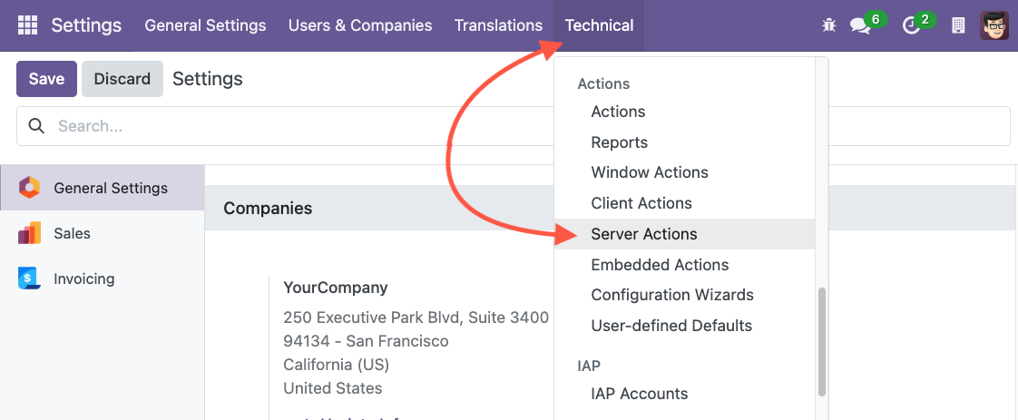 OCA Mass Editing Menu