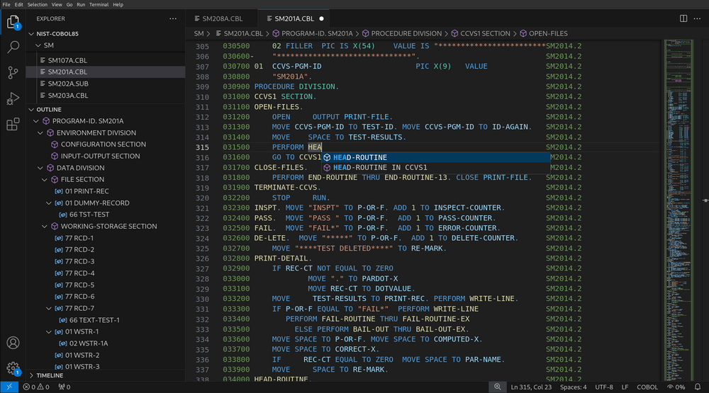 IntelliSense paragraph