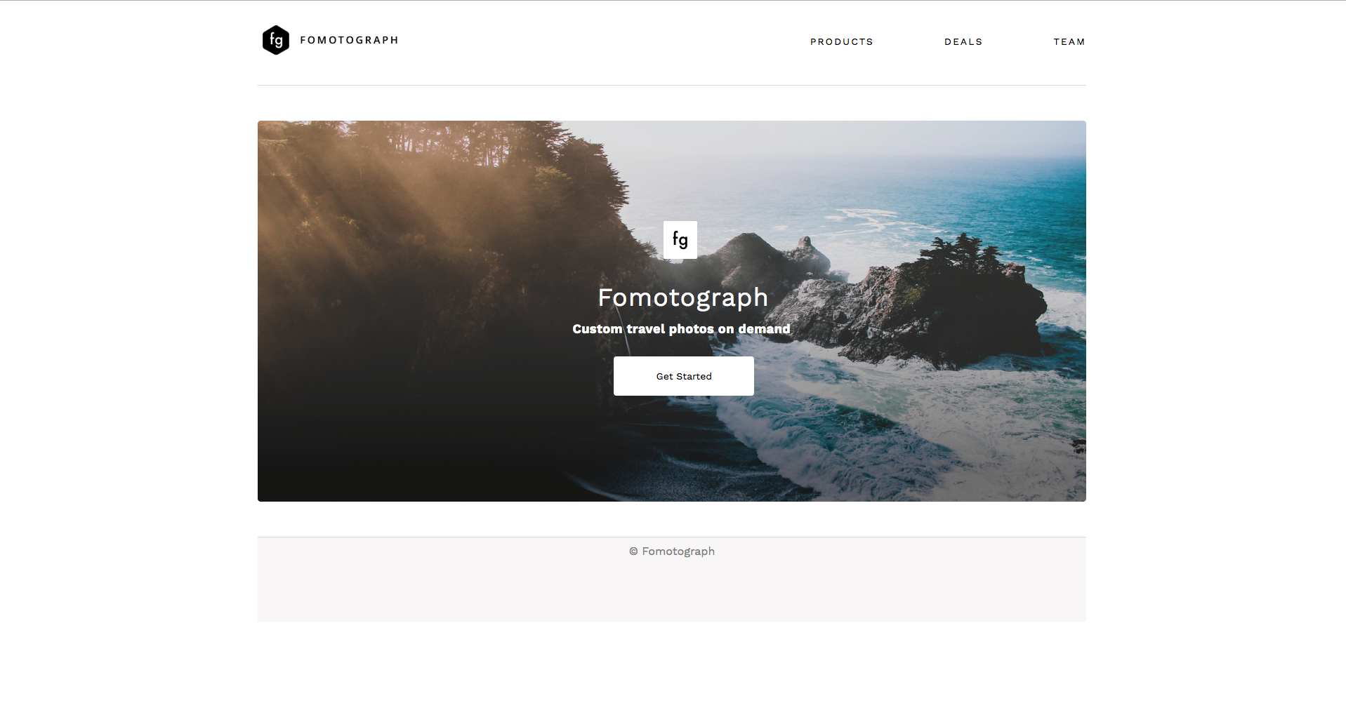 Fomotograph-Homepage-screenshot