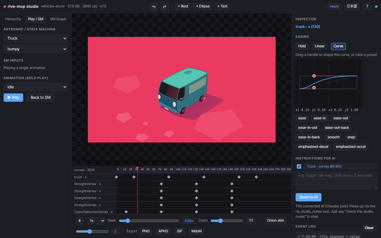Curve editor
