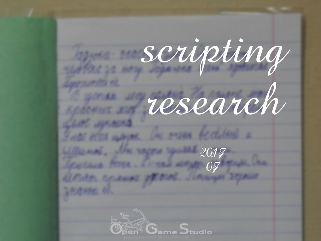 Scripting research