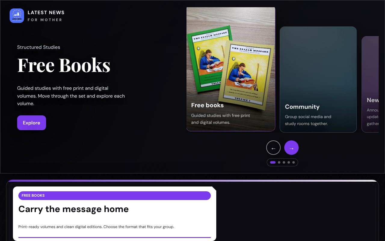 Study Hub home page