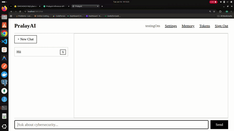 PralayAI Chatbot Demo