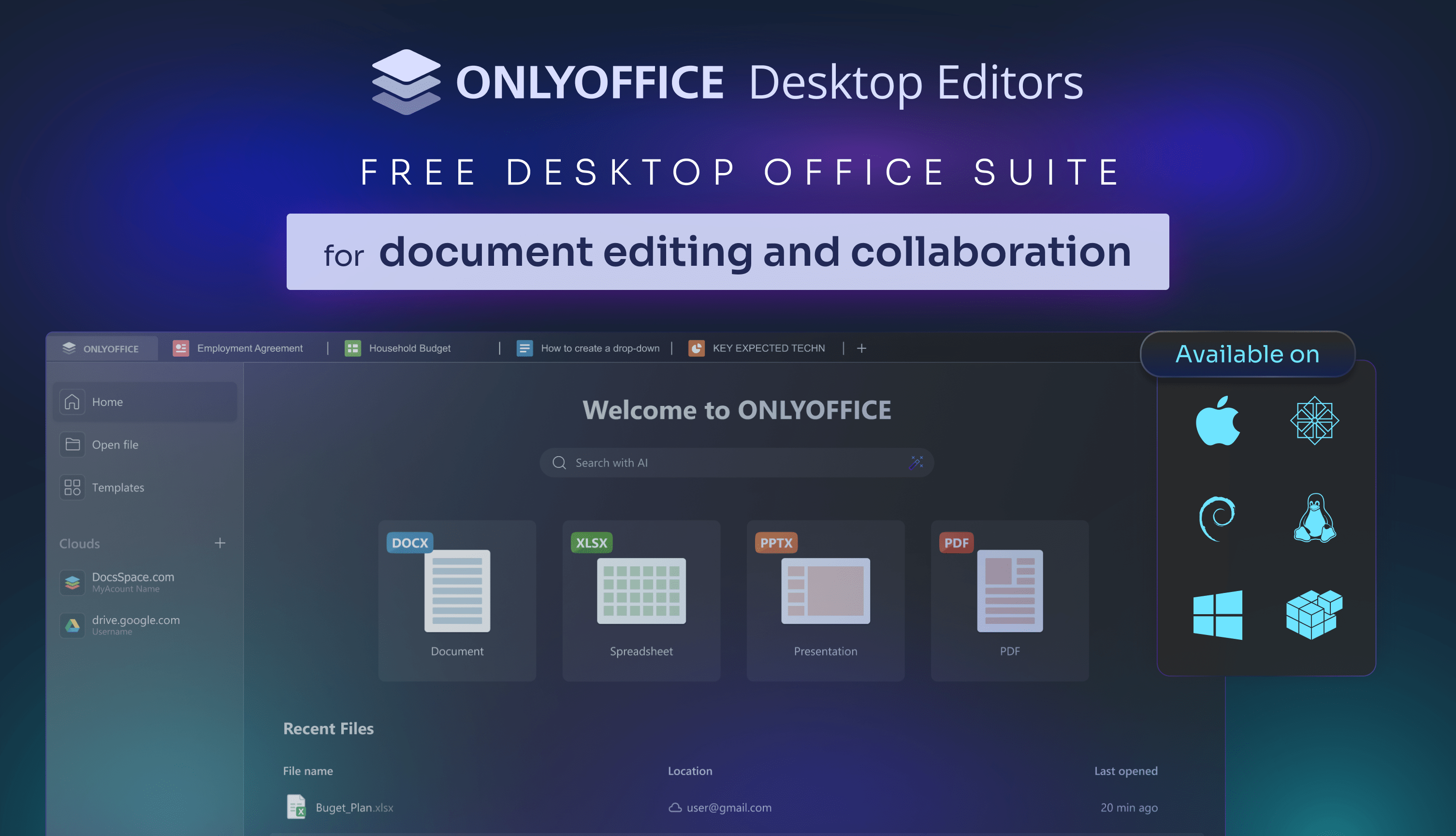 ONLYOFFICE Desktop Editors